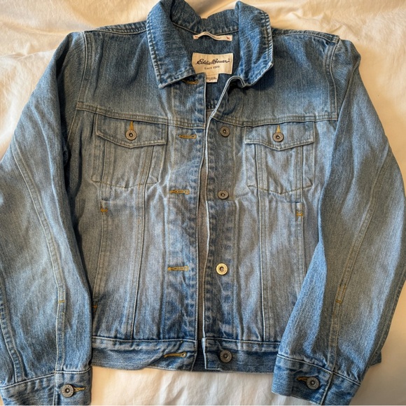Eddie Bauer Blue Denim Jacket - Picture 1 of 4